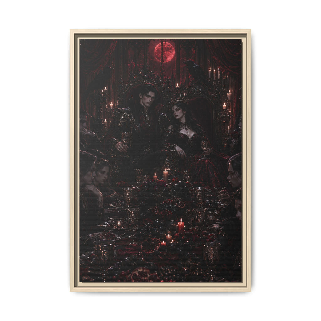 Gothic Victorian Dinner Party Matte Fine Art Paper Print
