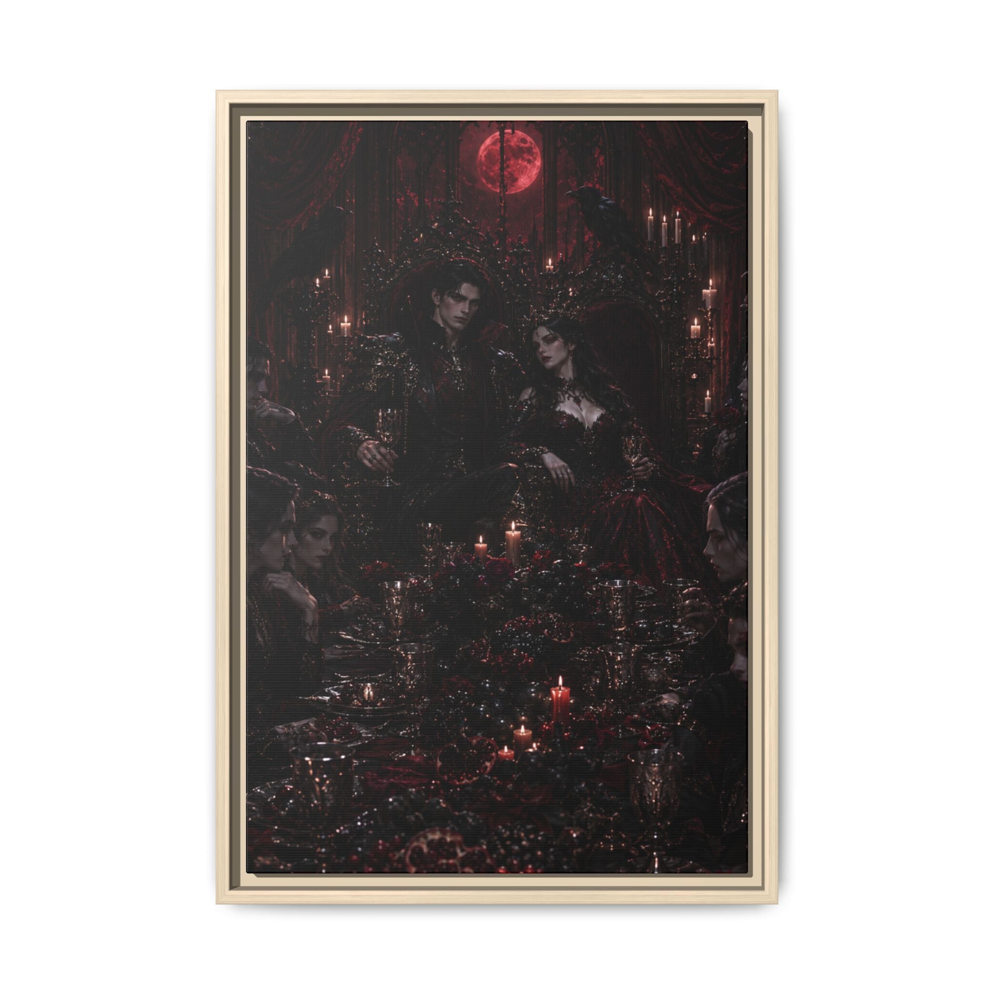 Gothic Victorian Dinner Party Matte Fine Art Paper Print