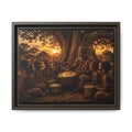 Fine Art Paper Print — African Drum Circle Sunset Wall Art