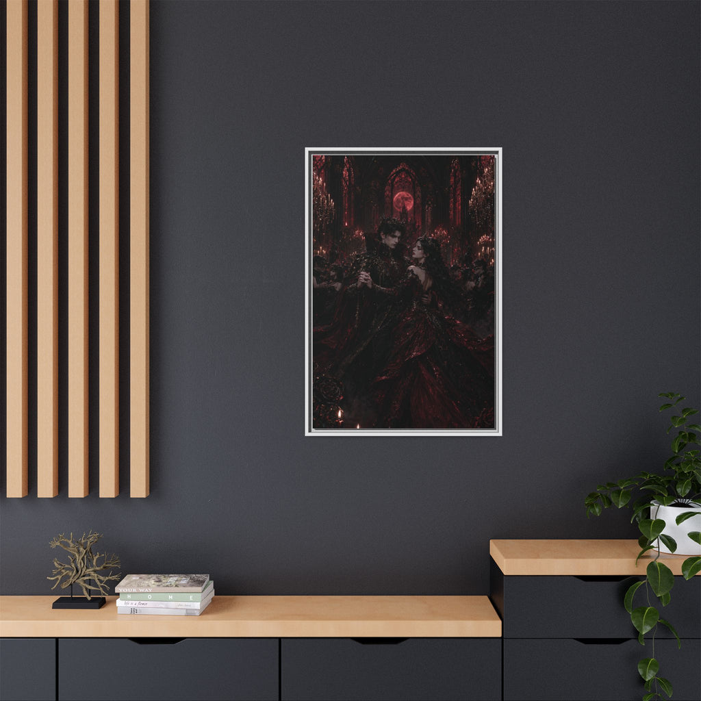 Gothic Romance Matte Canvas Print (Framed)