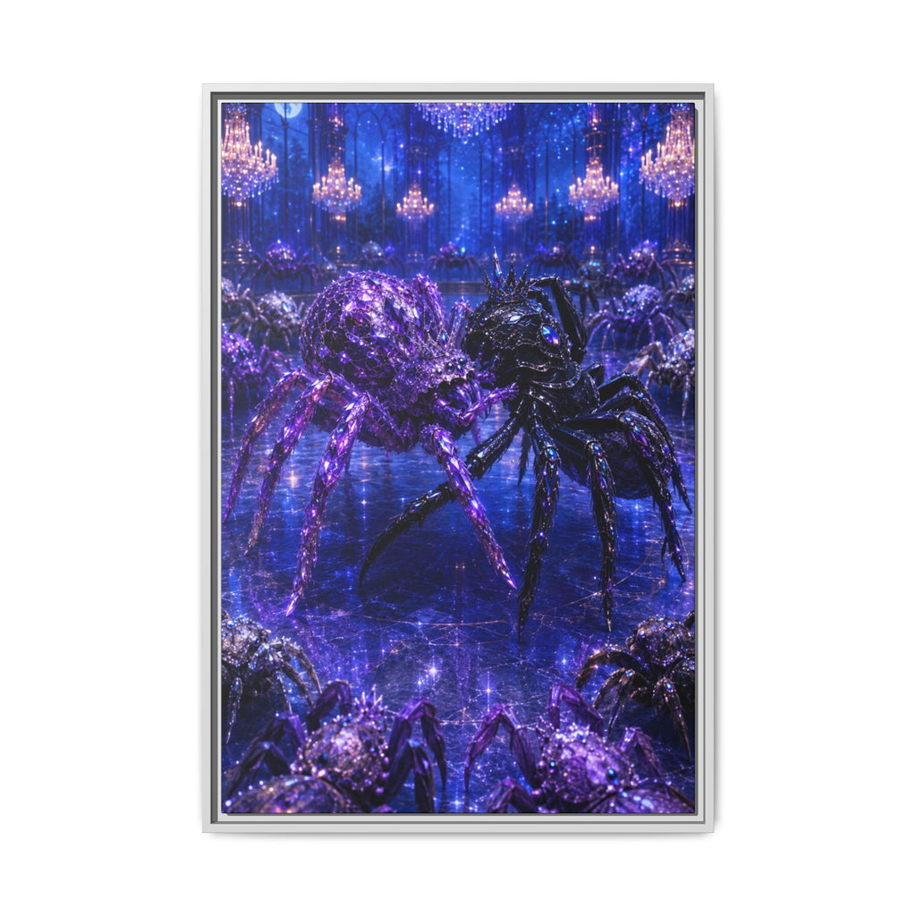 Spider Ballroom Art Print — Fine Art Paper Print (Purple Galaxy)