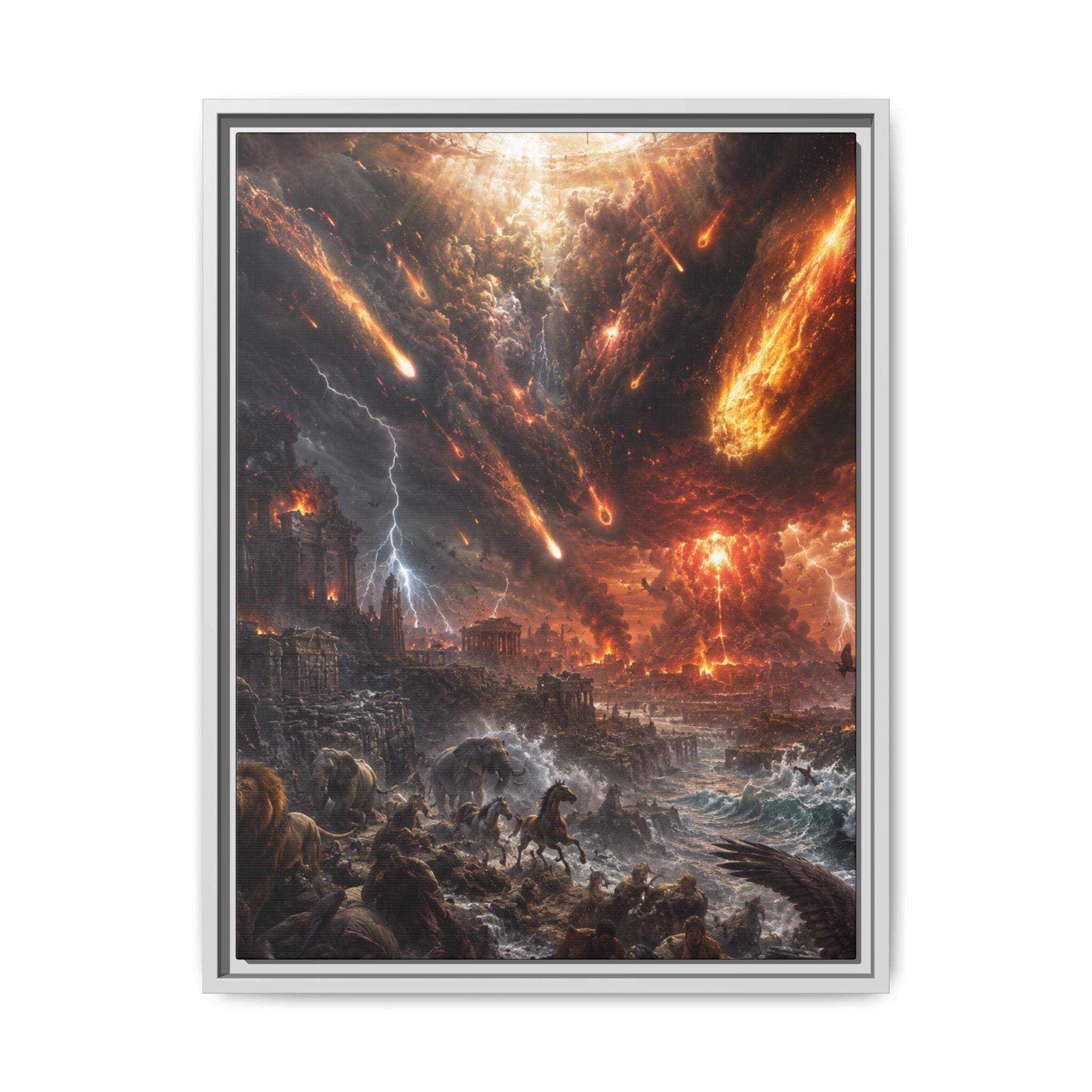 Apocalyptic Storm Fine Art Paper Print