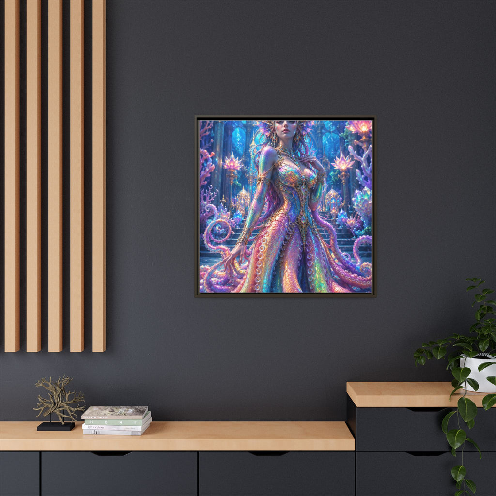 Rainbow Sea Empress Matte Canvas Print (Framed)