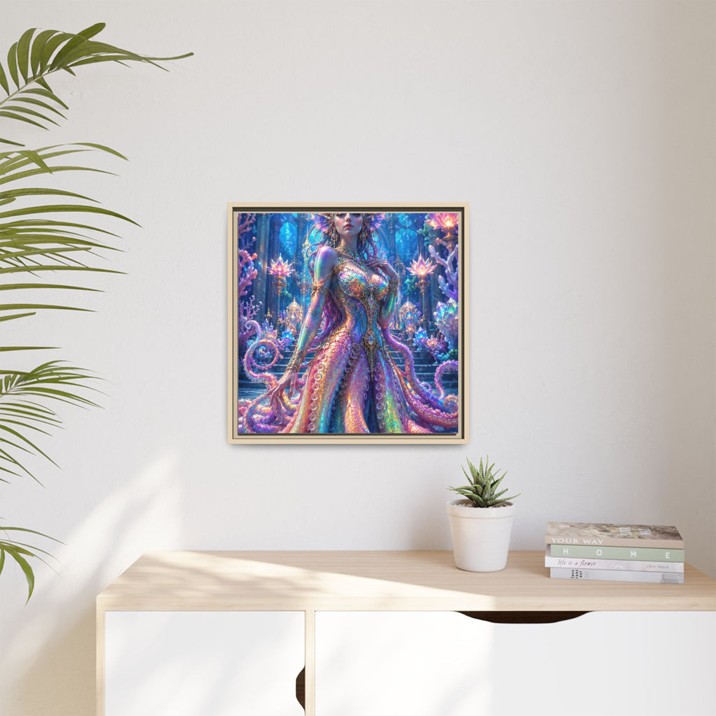 Rainbow Sea Empress Matte Canvas Print (Framed)
