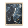 Howling Wolf Moon Fine Art Paper Print — Fantasy Wall Art