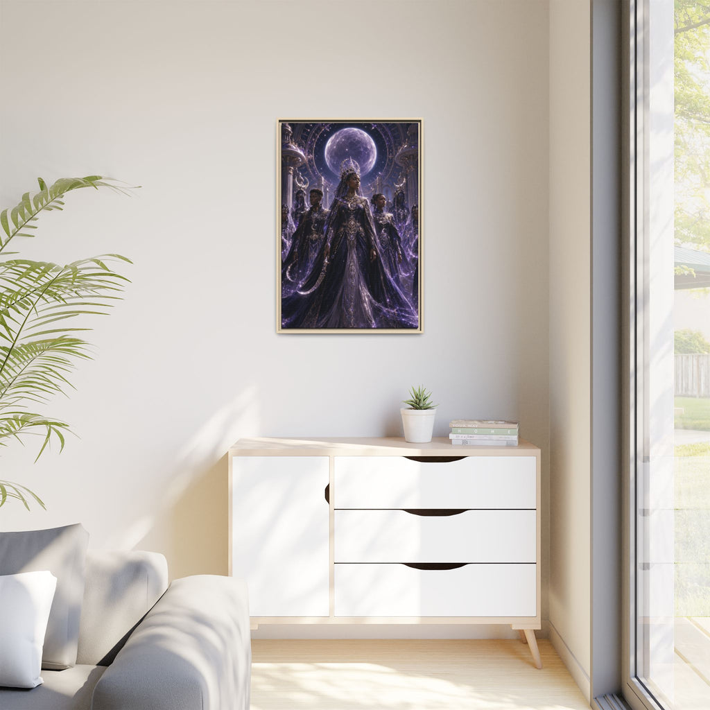 Mystic Moon Queen Fine Art Paper Print — Fantasy Royalty Wall Art