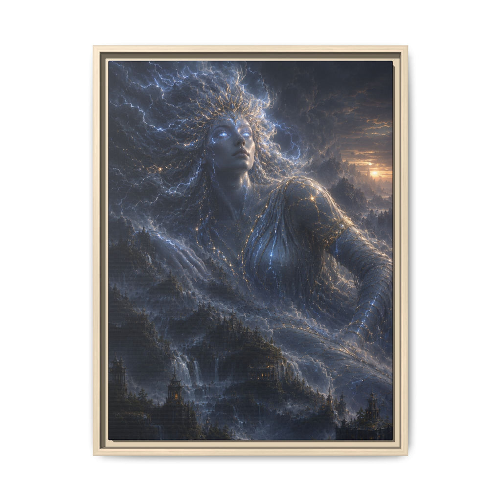 Fine Art Paper Print – Ethereal Night Goddess Wall Art