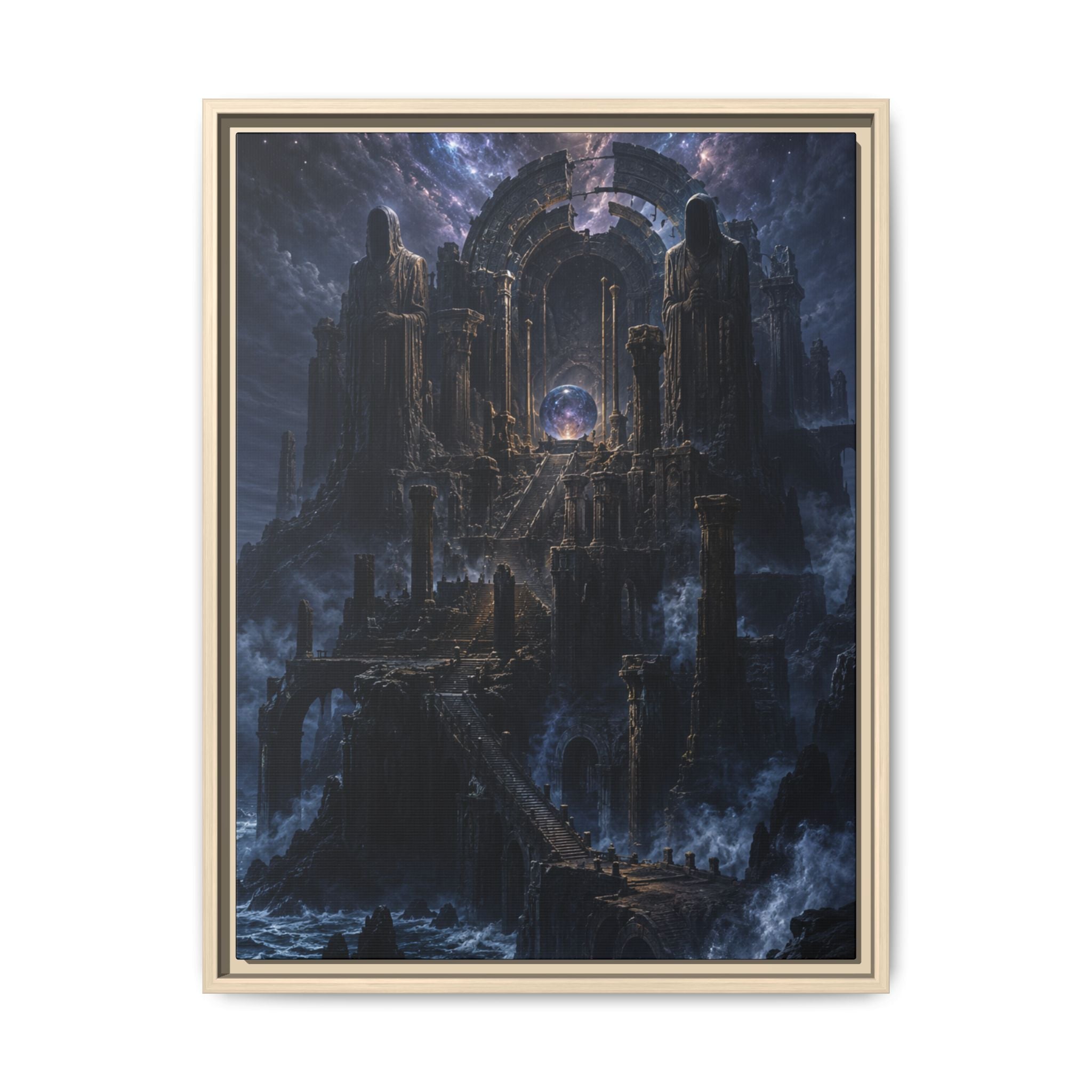 Mystic Portal Fine Art Paper Print — Dark Fantasy Matte Wall Art