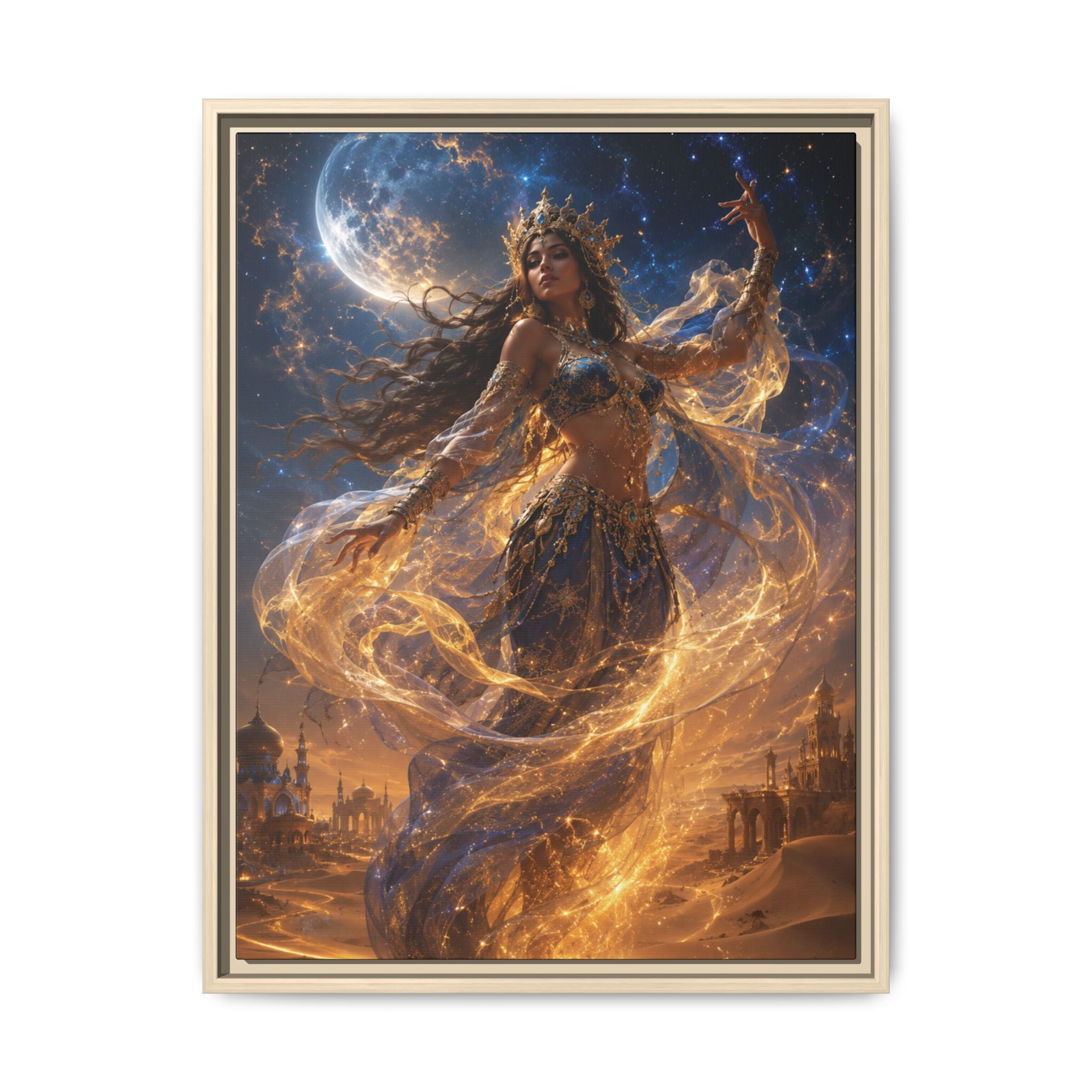 Fine Art Paper Print — Mystical Desert Genie Art