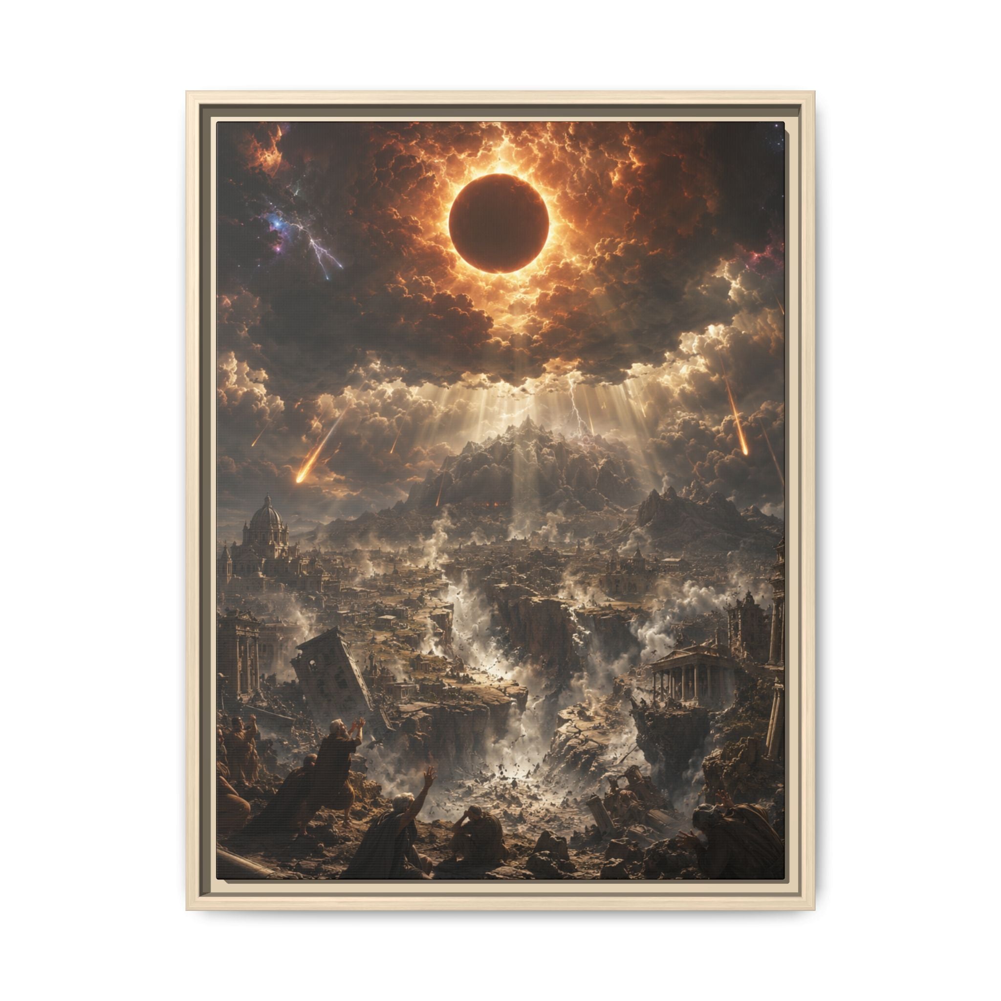Eclipse Apocalypse Matte Fine Art Paper Print