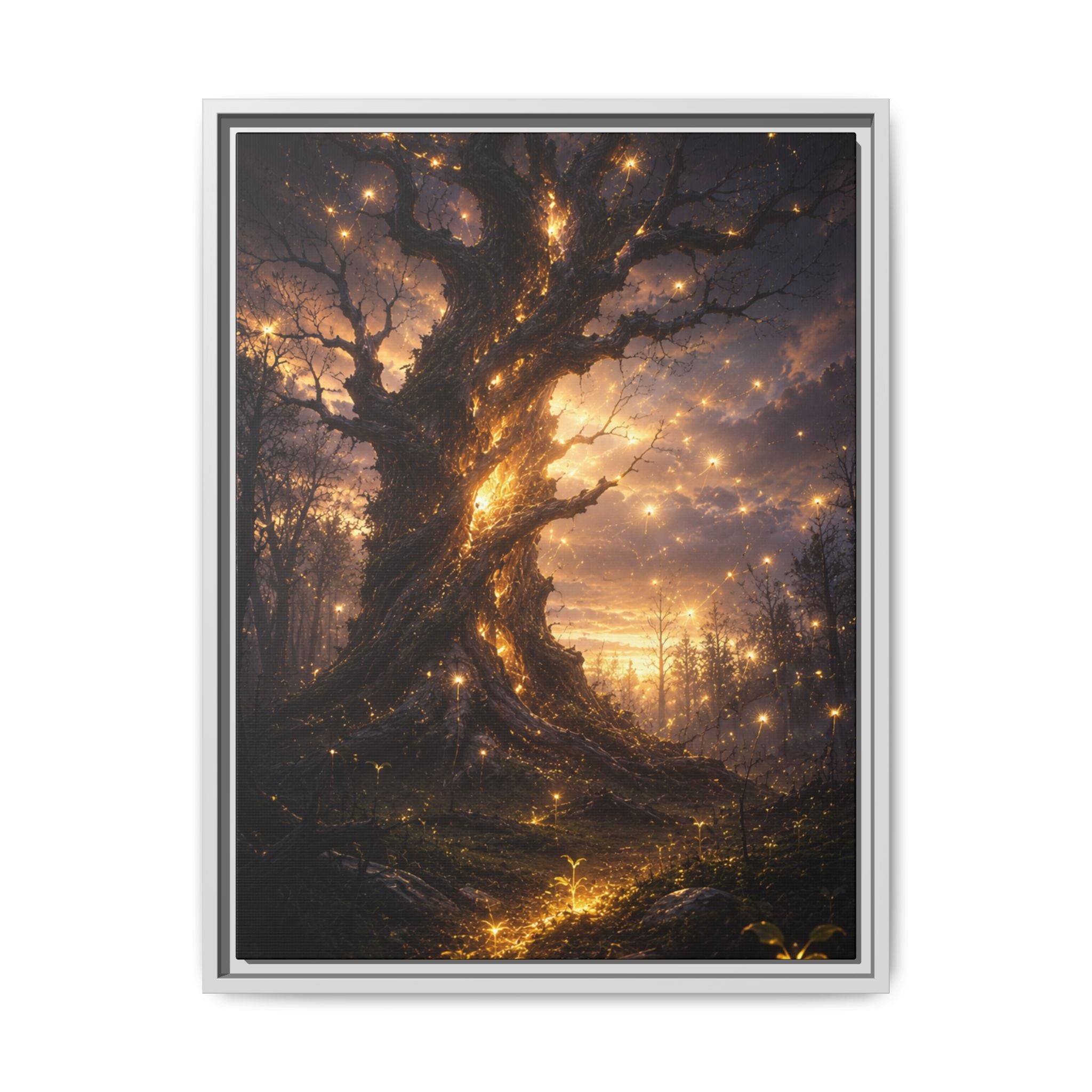 Enchanted Tree Fine Art Paper Print — Fantasy Wall Art