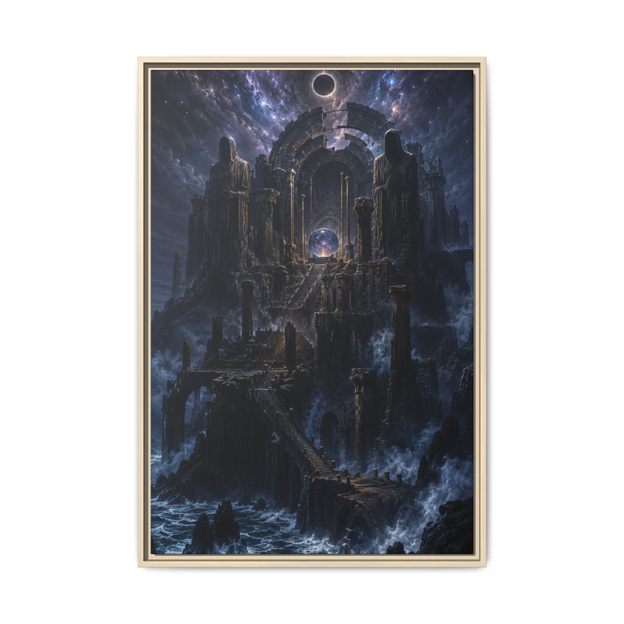 Mystic Portal Fine Art Paper Print — Dark Fantasy Matte Wall Art