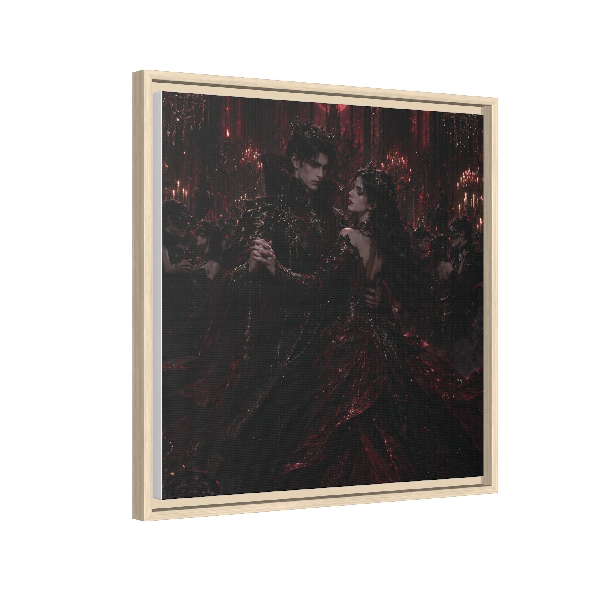 Gothic Romance Matte Canvas Print (Framed)