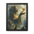 Framed Matte Canvas - Earth Goddess Fantasy Wall Art