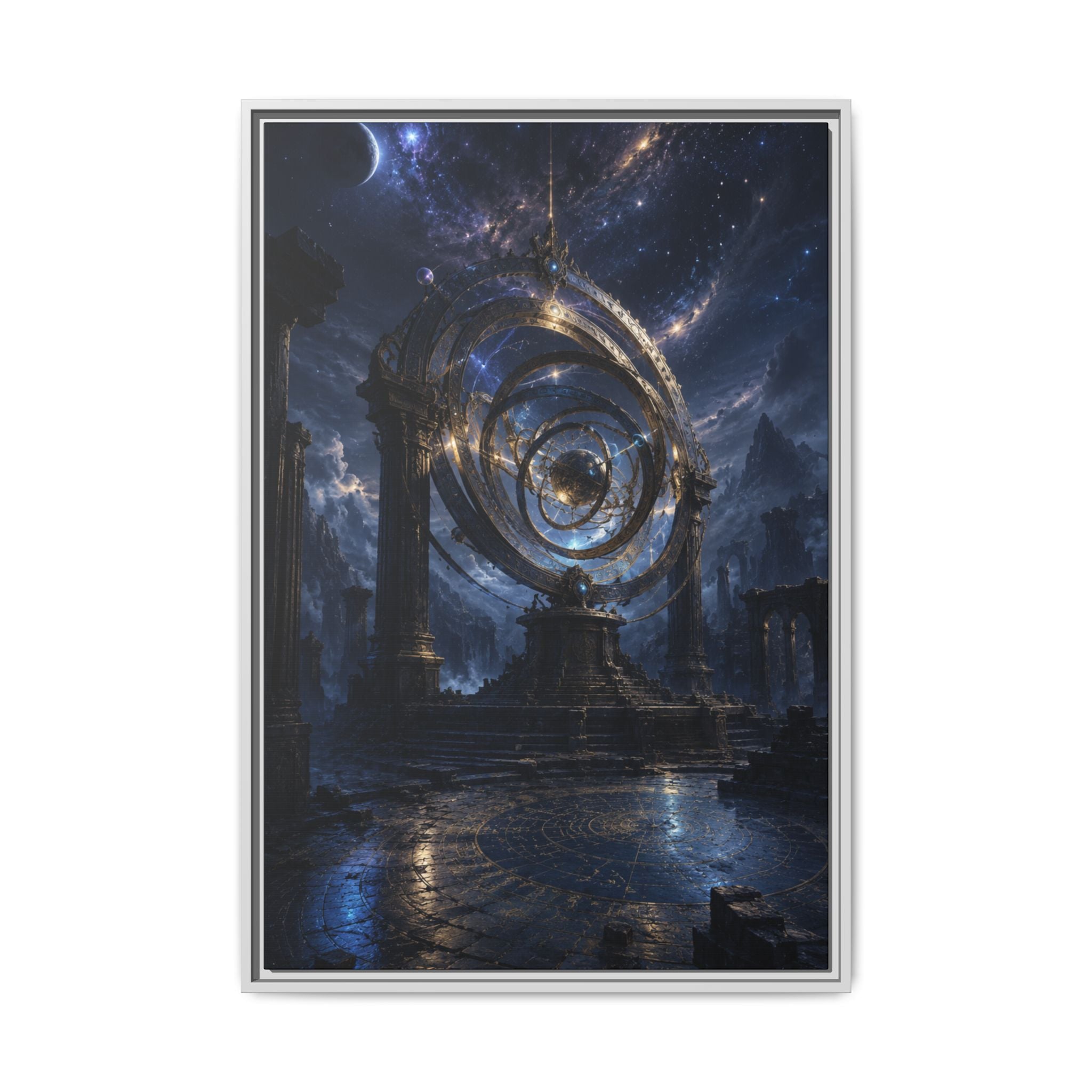 Mystical Astral Portal Fine Art Paper Print — Wall Art