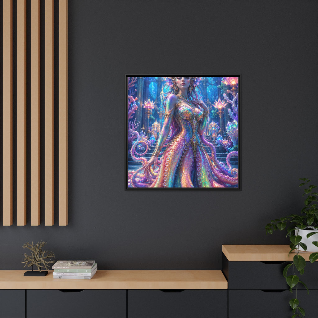 Rainbow Sea Empress Matte Canvas Print (Framed)