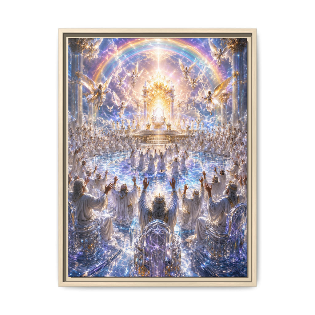 Heavenly Throne Room Fine Art Paper Print — Spiritual Wall Art