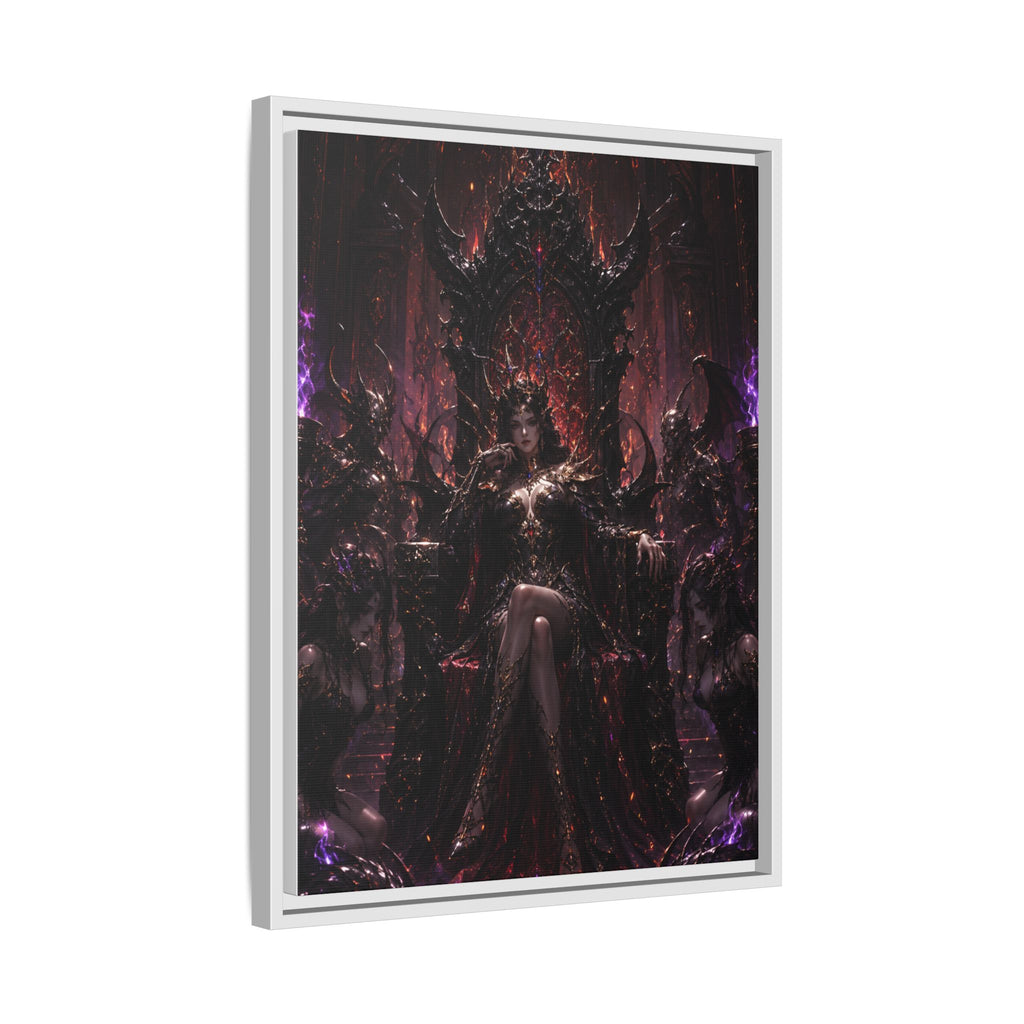 Dark Fantasy Queen Matte Canvas Framed Art