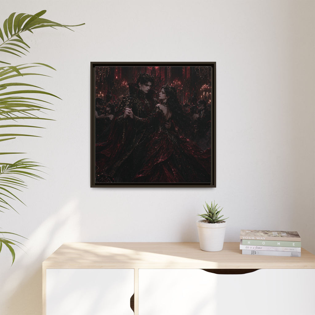 Gothic Romance Matte Canvas Print (Framed)
