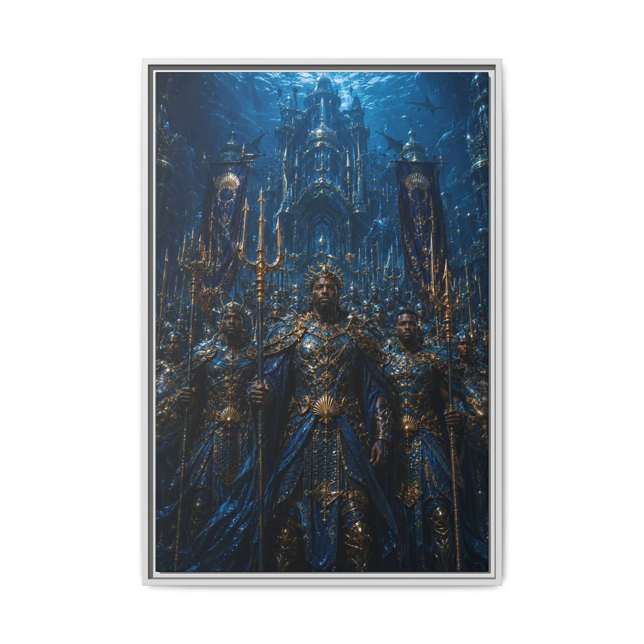 Fine Art Paper Print - Underwater King Artwork