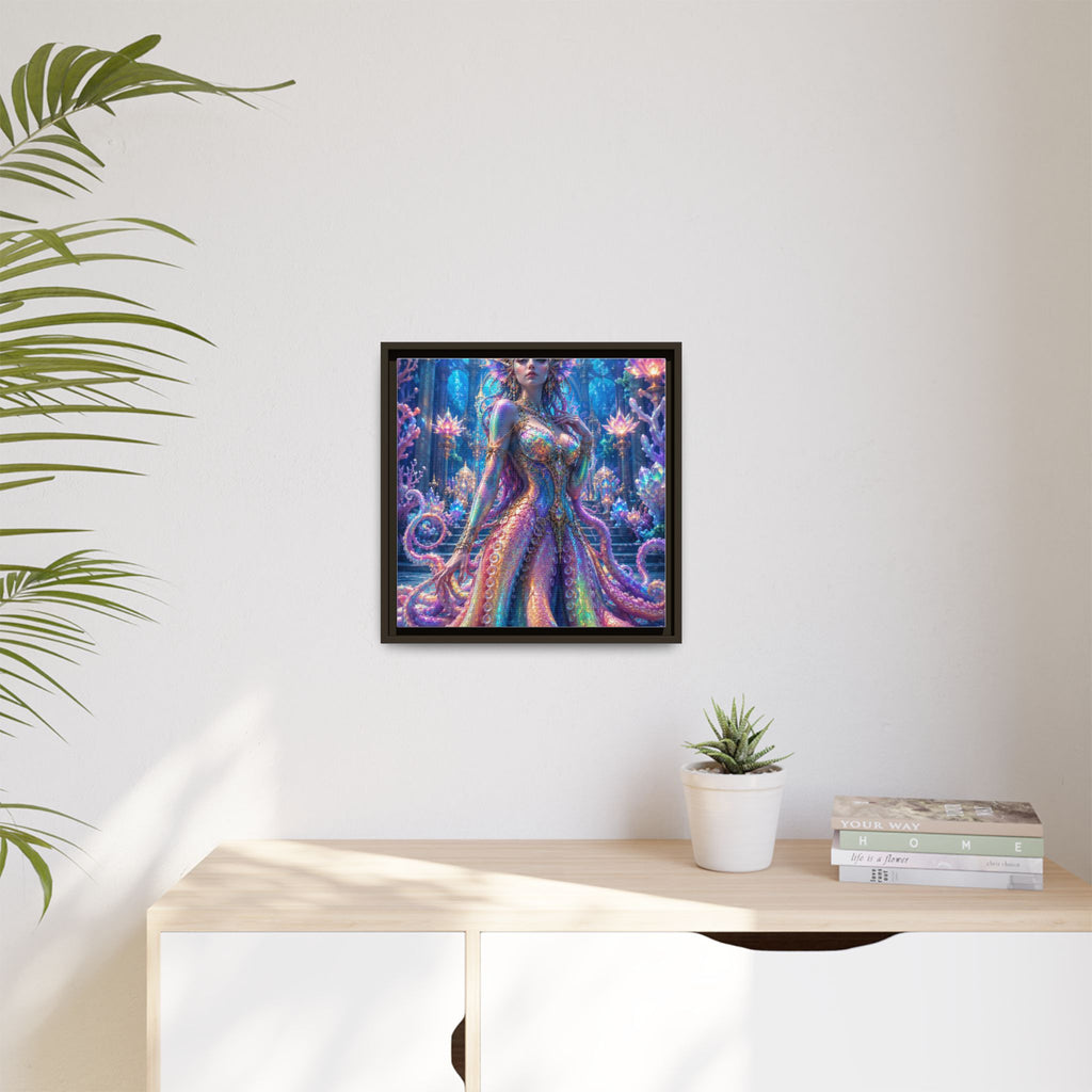 Rainbow Sea Empress Matte Canvas Print (Framed)