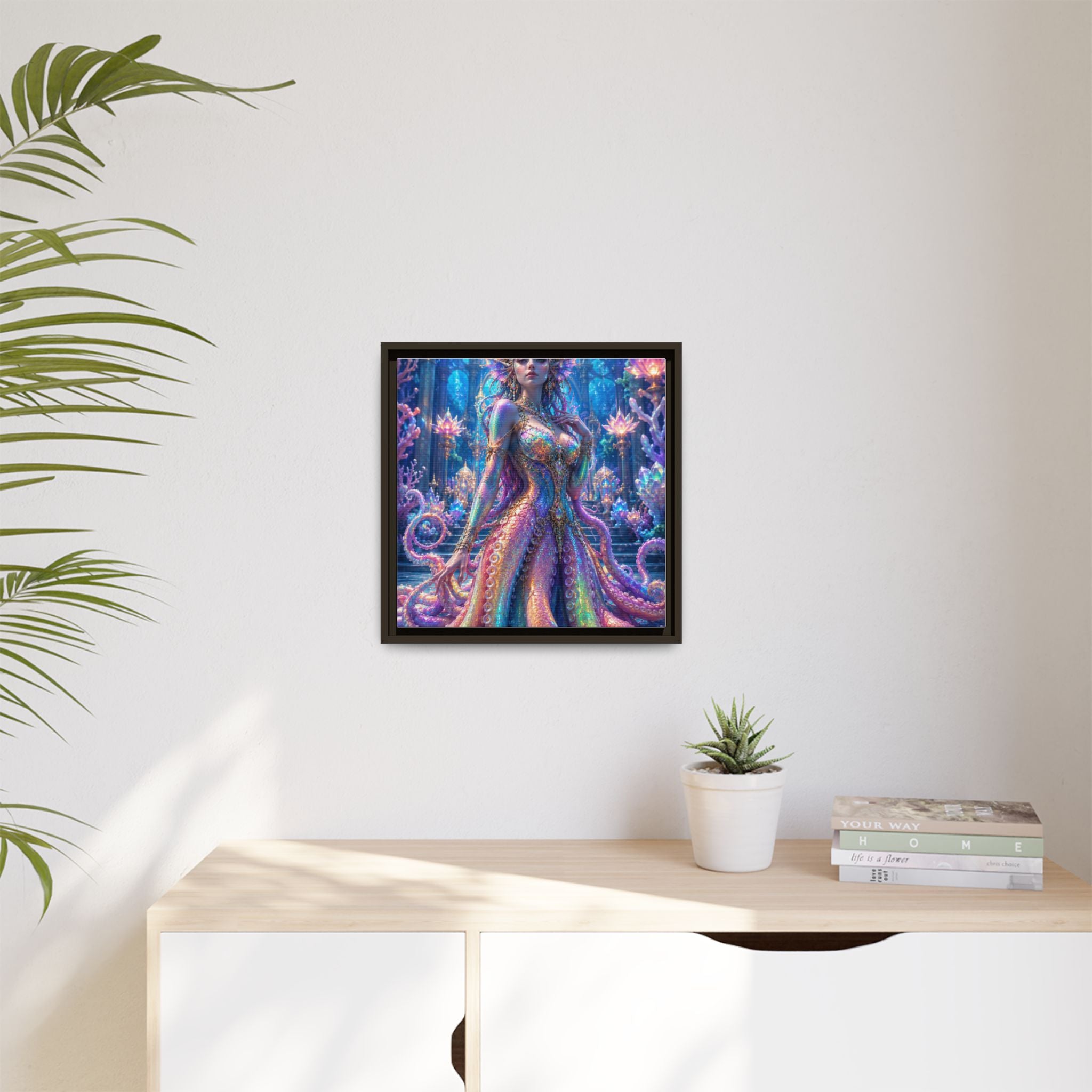 Rainbow Sea Empress Matte Canvas Print (Framed)