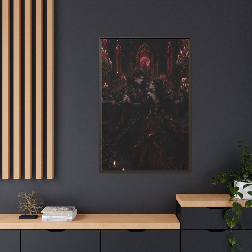 Gothic Romance Matte Canvas Print (Framed)