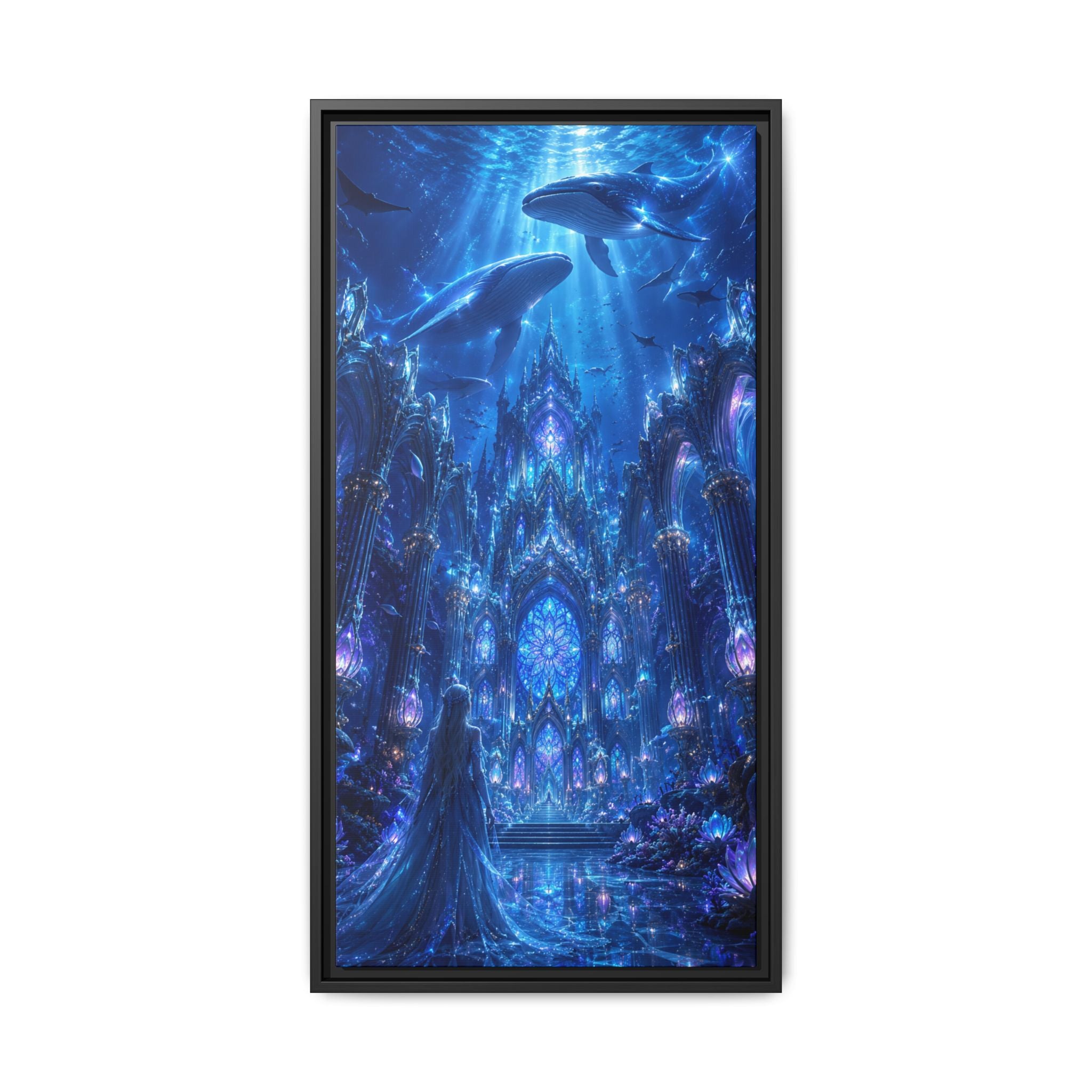 Fine Art Paper Print - Enchanted Underwater Cathedral Wall Art
