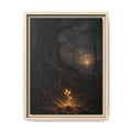 Fine Art Paper Print — Glow Sprout in Dark Forest (Ethereal Fantasy Wall Art)