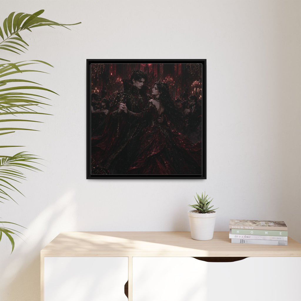 Gothic Romance Matte Canvas Print (Framed)