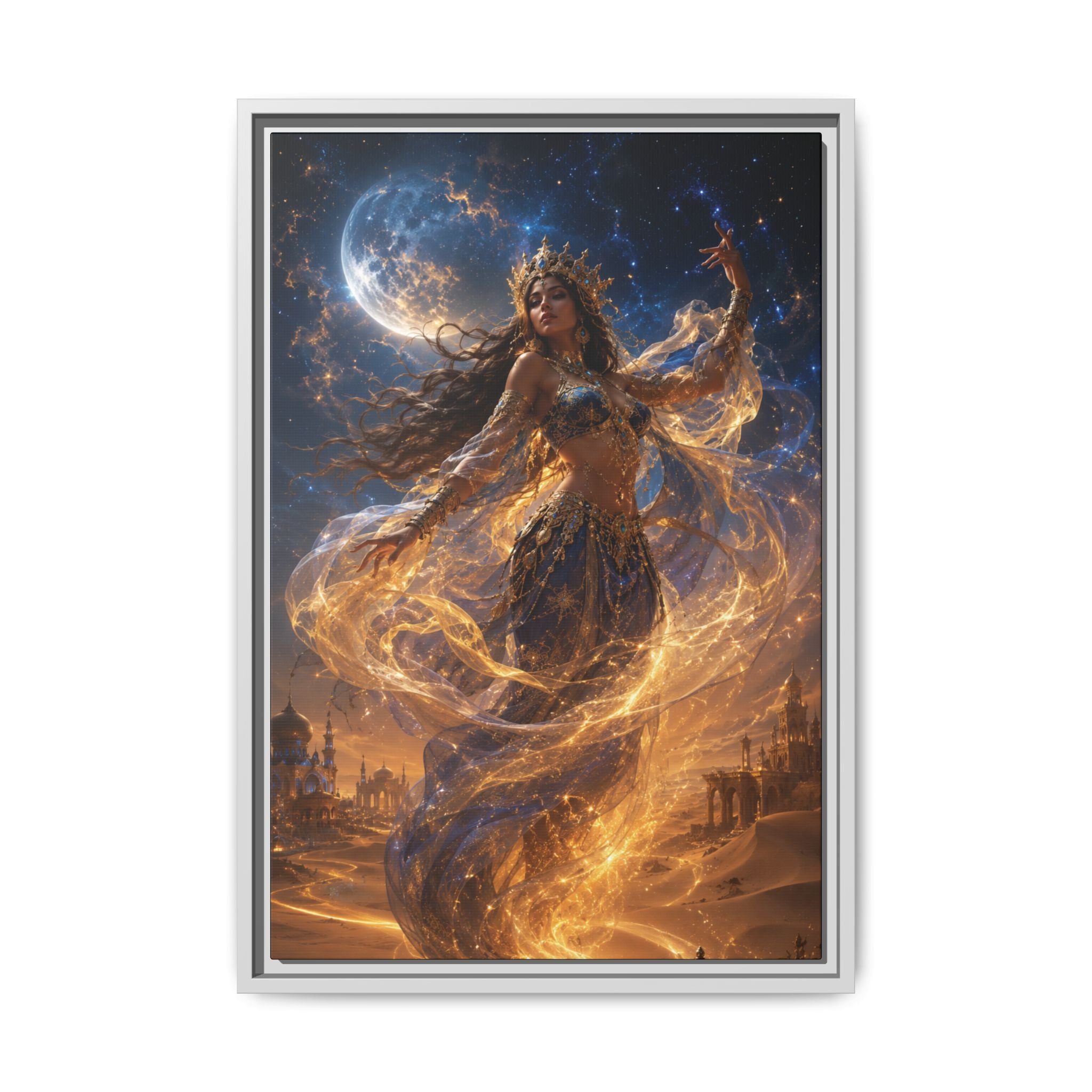 Fine Art Paper Print — Mystical Desert Genie Art