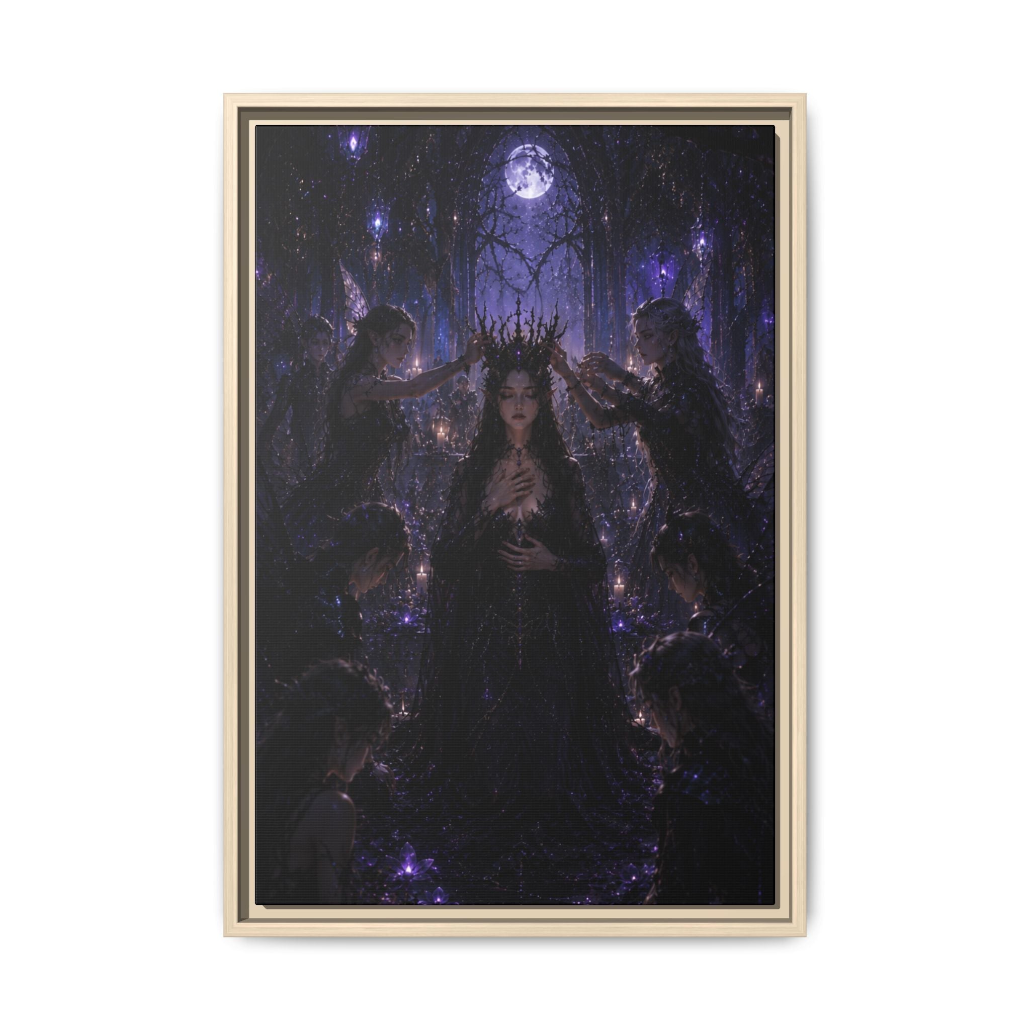 Gothic Moon Queen Fine Art Paper Print