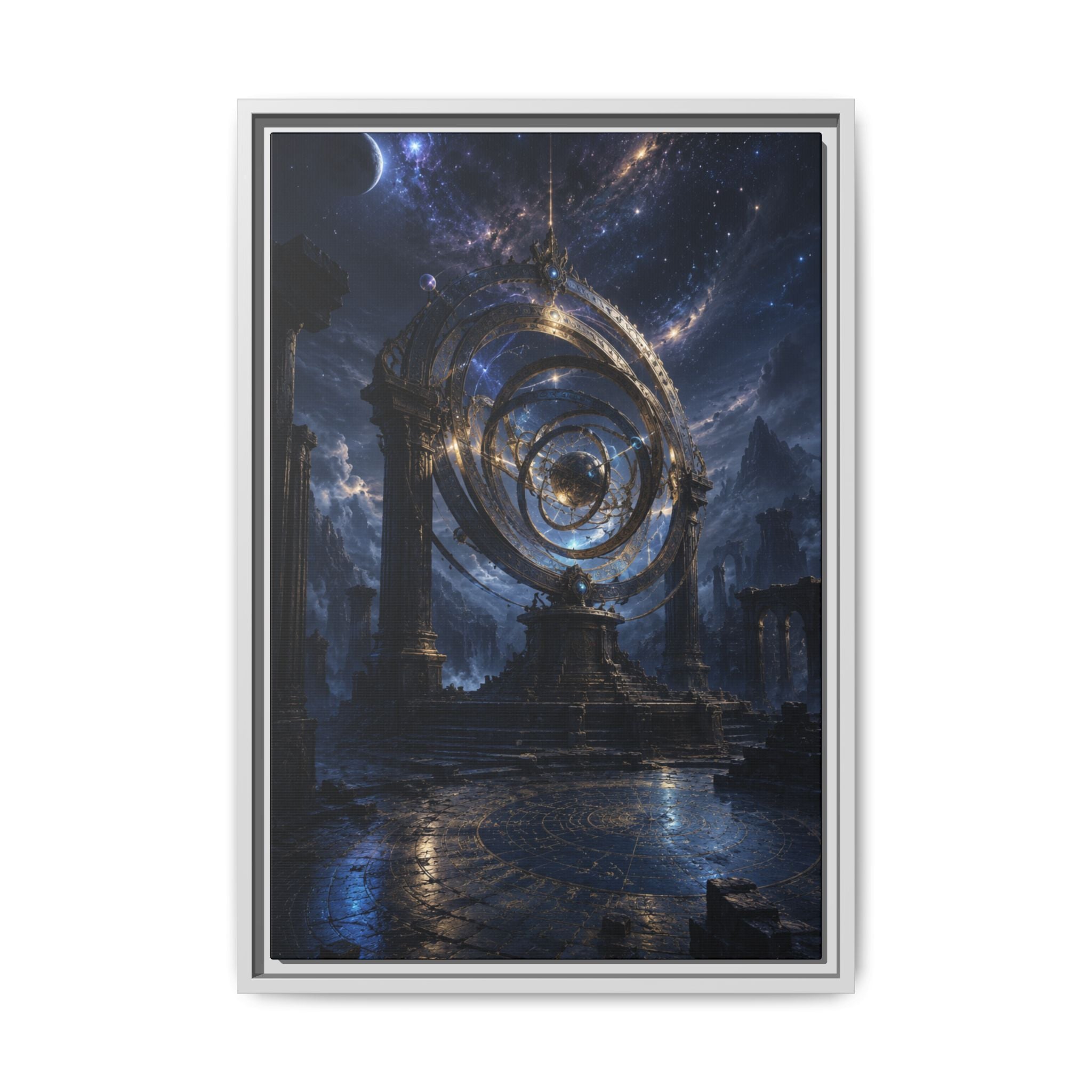 Mystical Astral Portal Fine Art Paper Print — Wall Art