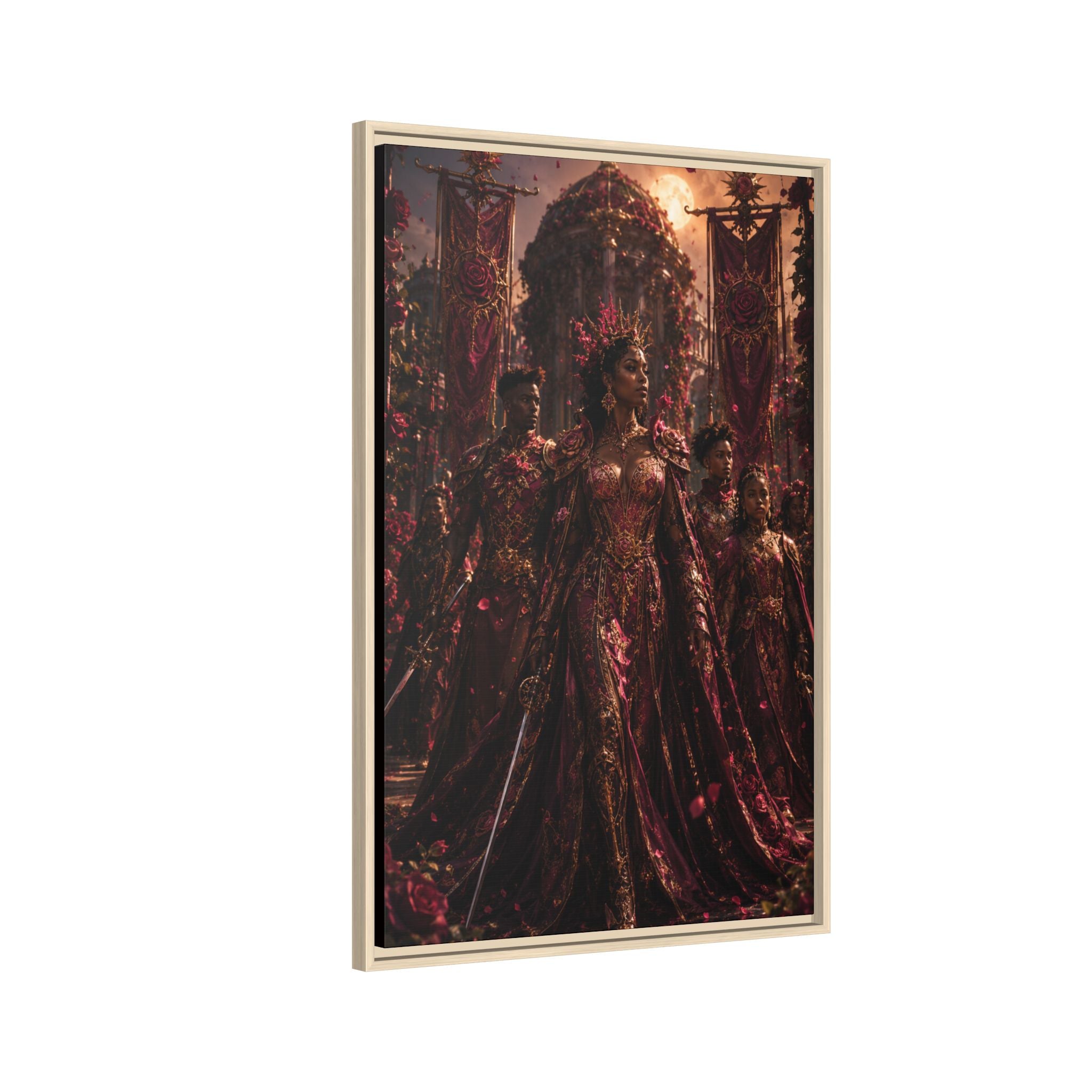 Fine Art Paper Print — Regal Fantasy Queen Portrait
