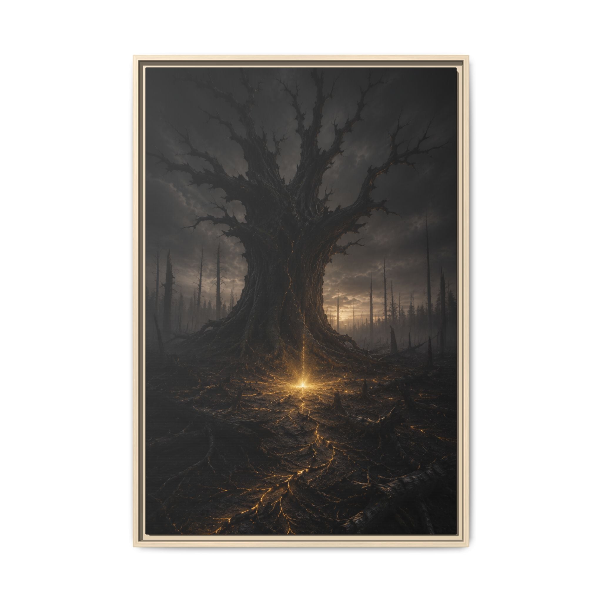 Dark Fantasy Tree Fine Art Paper Print — Fine Art Paper Print