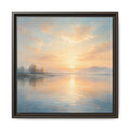 Sunset Seascape Framed Canvas | Coastal Landscape Wall Art