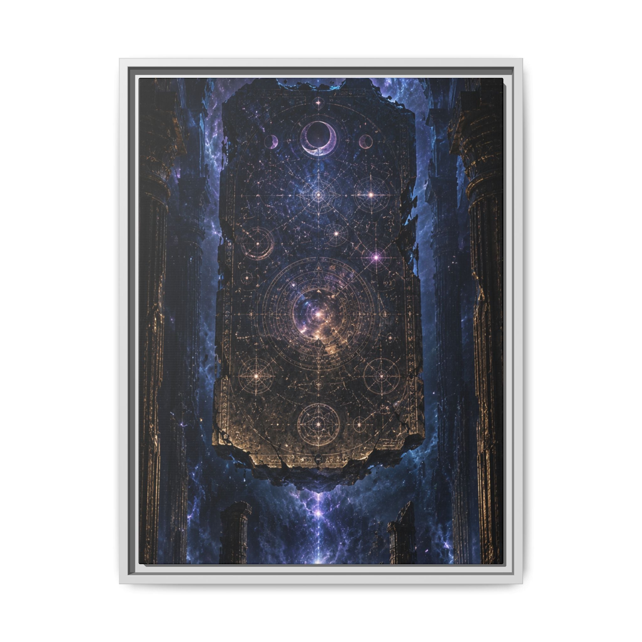Fine Art Paper Print Wall Art — Cosmic Cathedral Galaxy Print