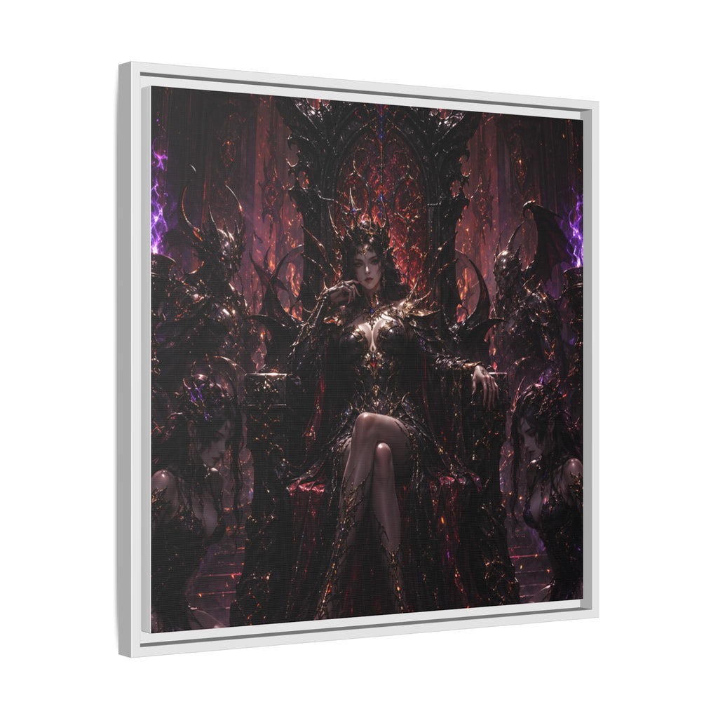 Dark Fantasy Queen Matte Canvas Framed Art