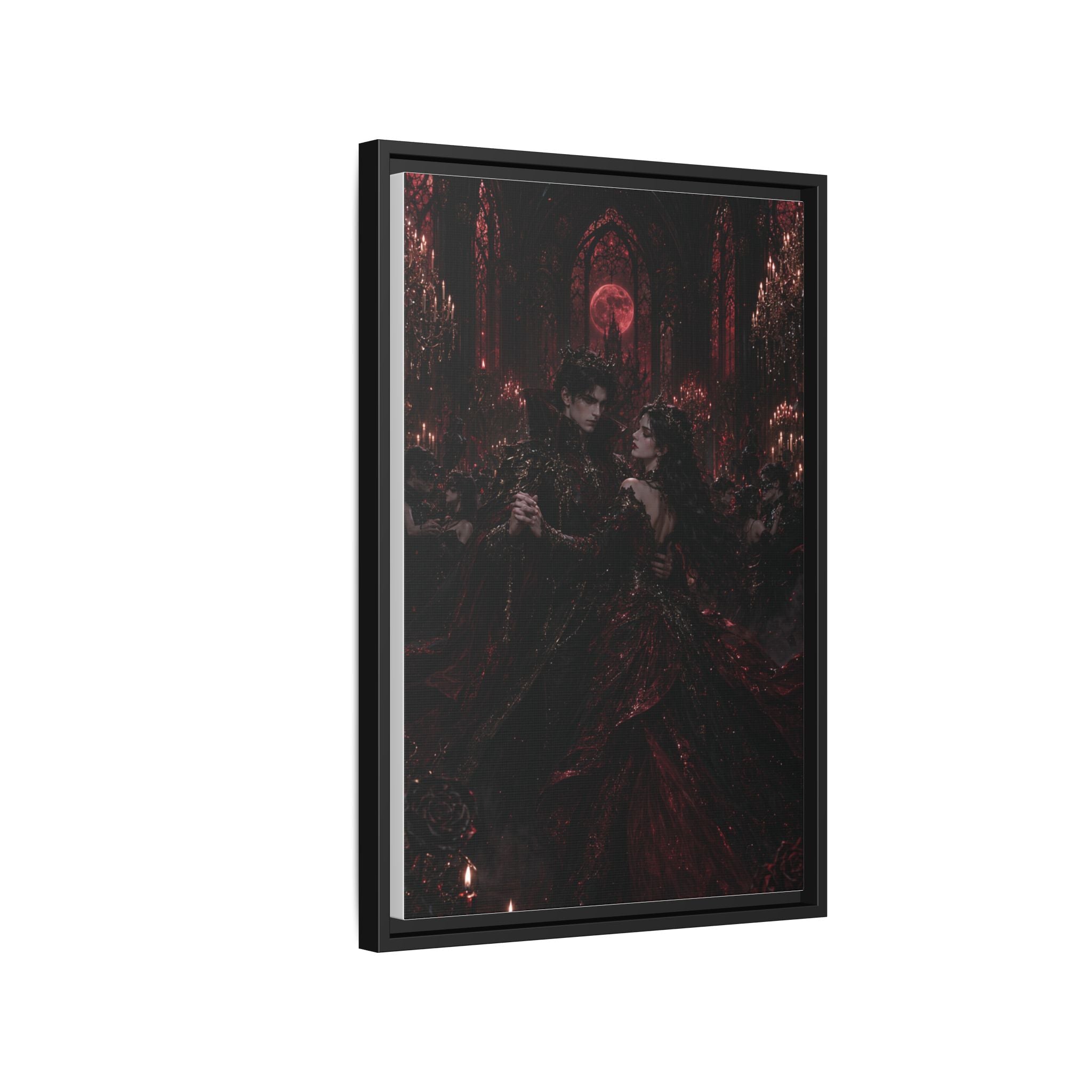 Gothic Romance Matte Canvas Print (Framed)