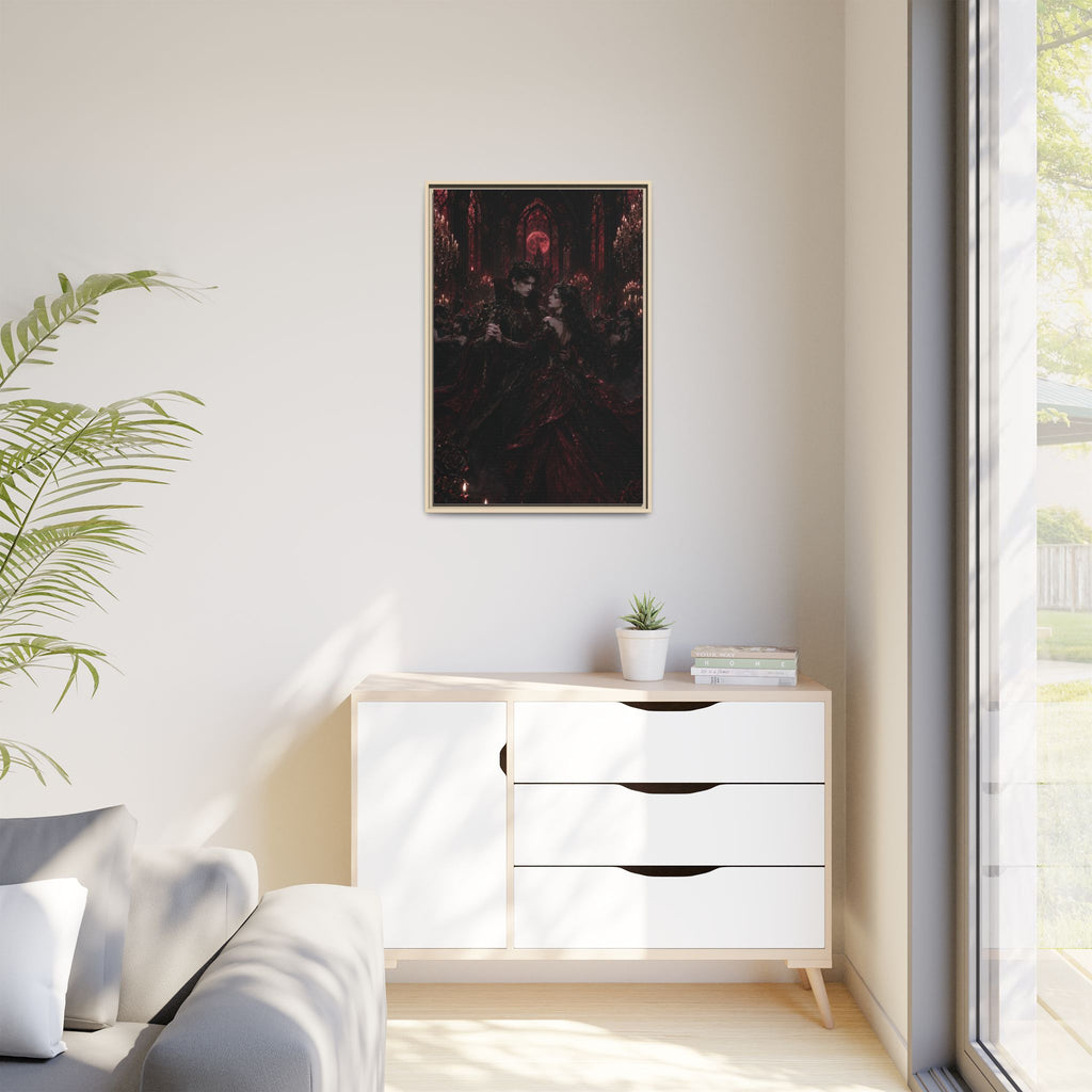 Gothic Romance Matte Canvas Print (Framed)