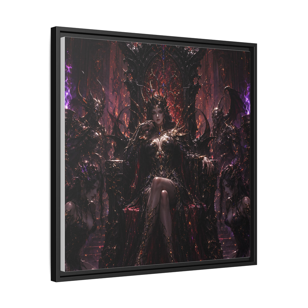 Dark Fantasy Queen Matte Canvas Framed Art