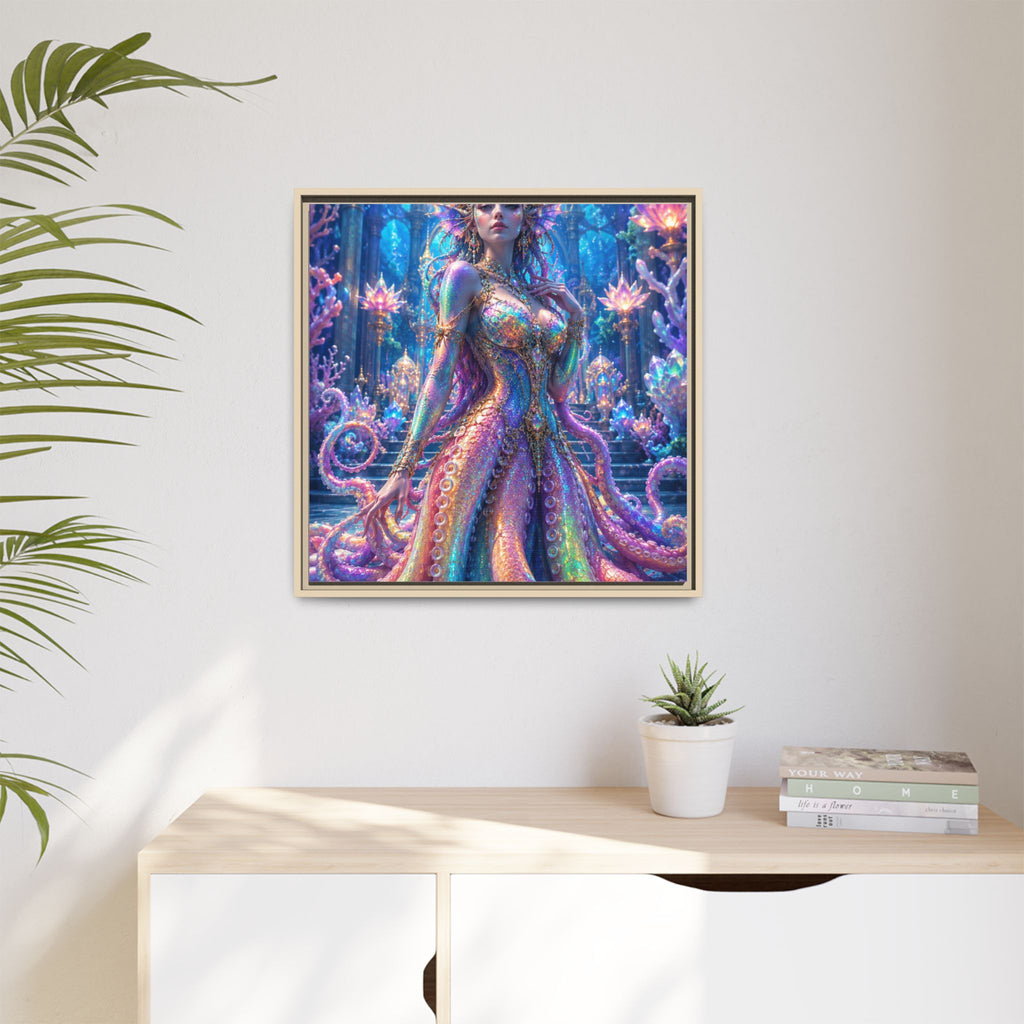 Rainbow Sea Empress Matte Canvas Print (Framed)