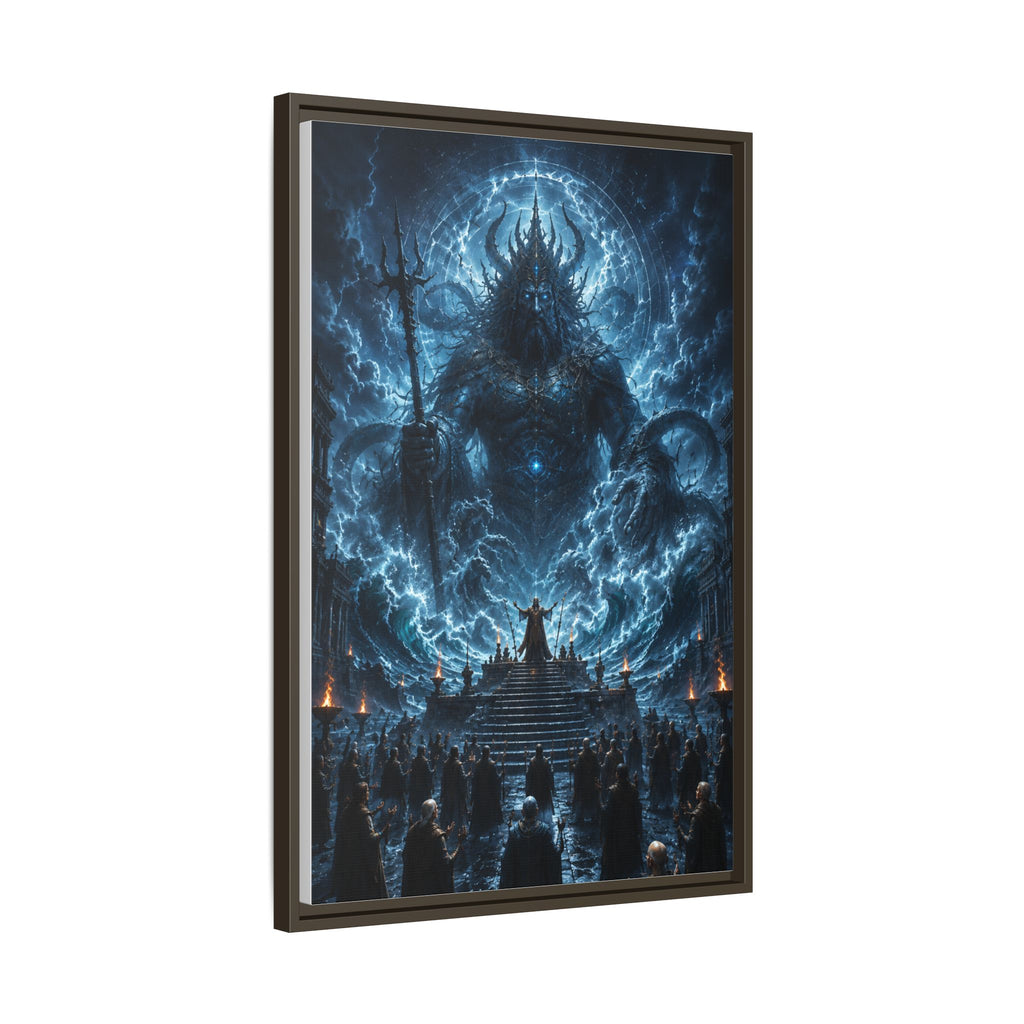 Fine Art Paper Print — Cosmic Dark Deity Art Print
