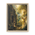 Angelic Prayer Scene Fine Art Paper Print