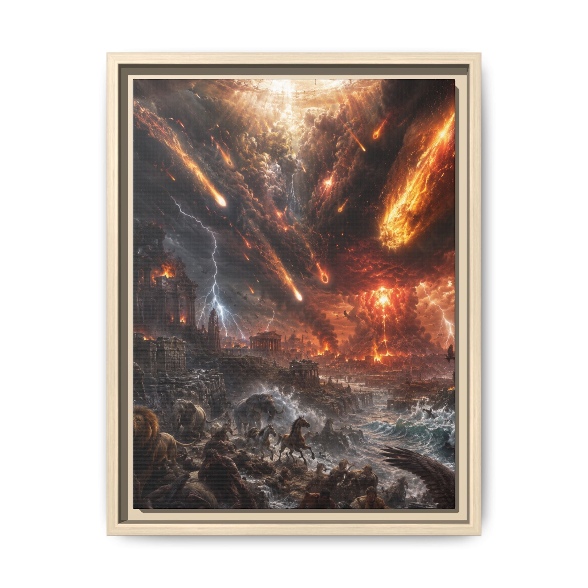 Apocalyptic Storm Fine Art Paper Print