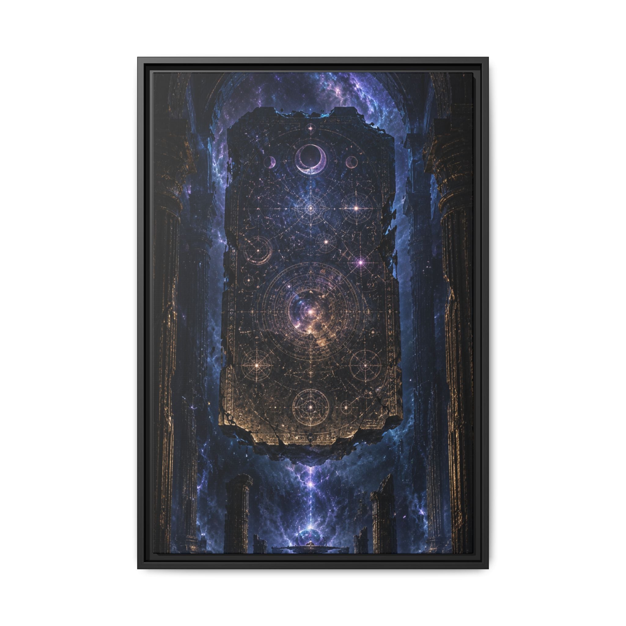 Fine Art Paper Print Wall Art — Cosmic Cathedral Galaxy Print