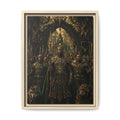 Fine Art Paper Print — Regal Fantasy King in Ornate Armor