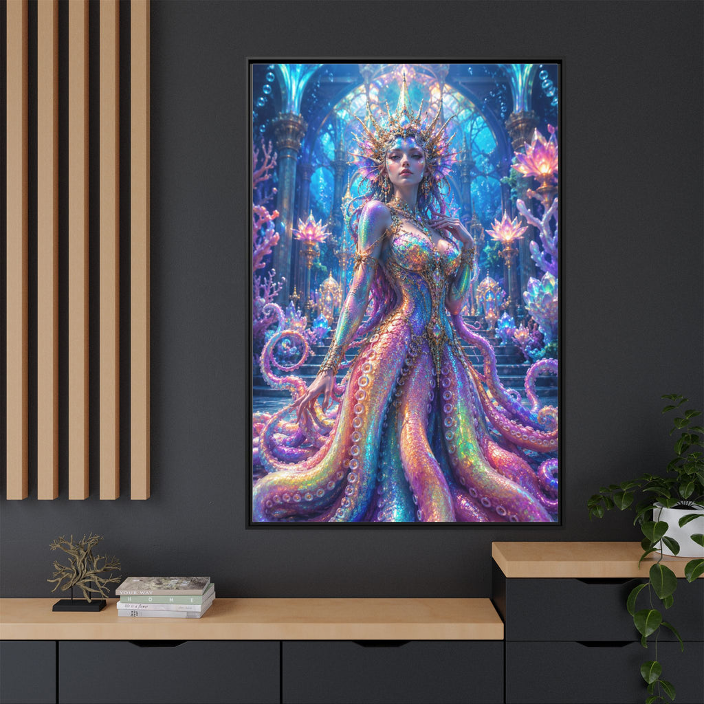Rainbow Sea Empress Matte Canvas Print (Framed)