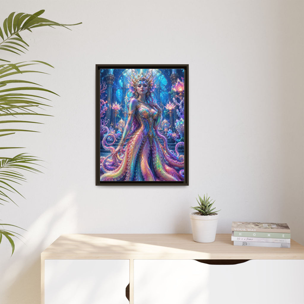 Rainbow Sea Empress Matte Canvas Print (Framed)