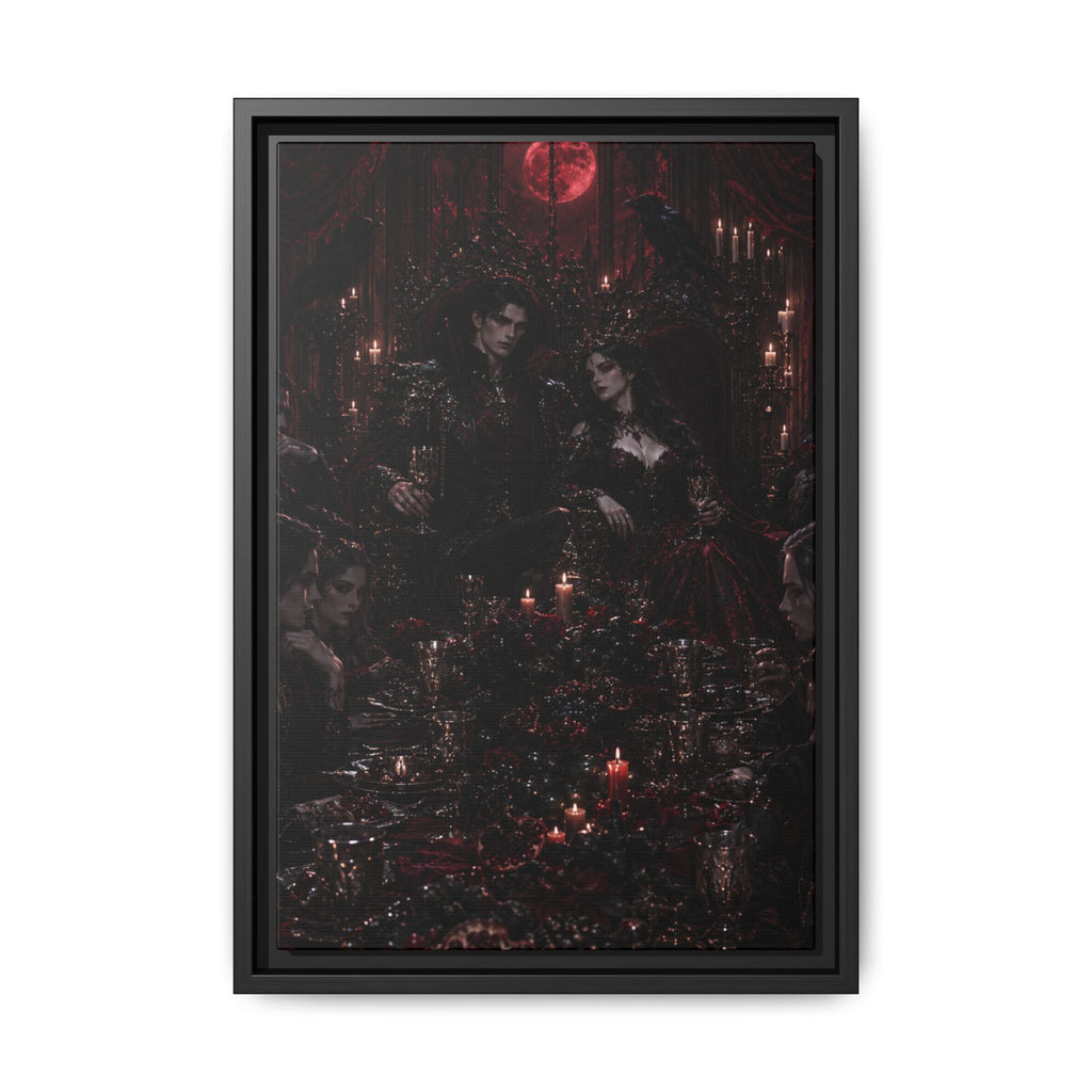Gothic Victorian Dinner Party Matte Fine Art Paper Print